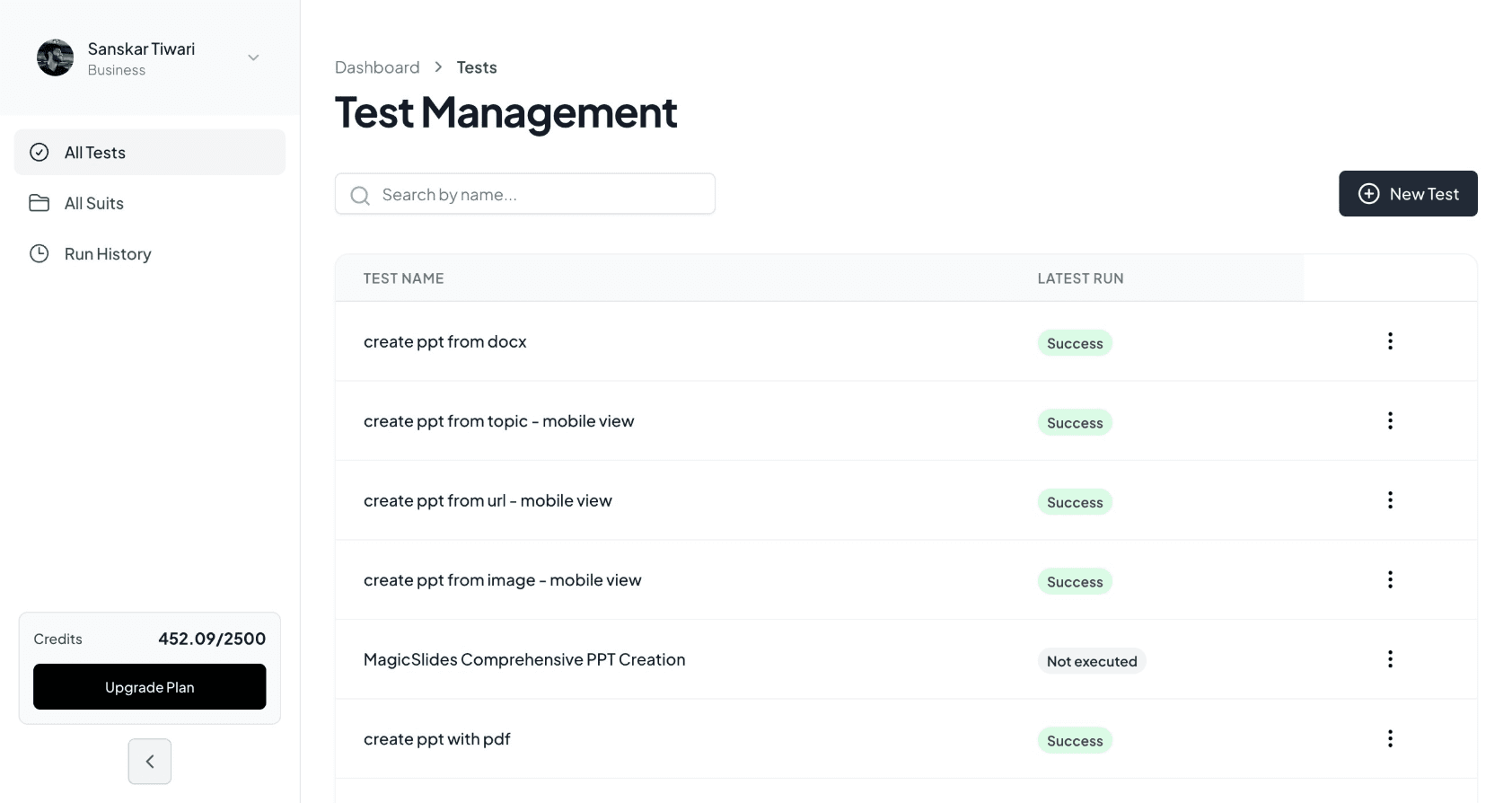 BrowsingBee Platform Interface